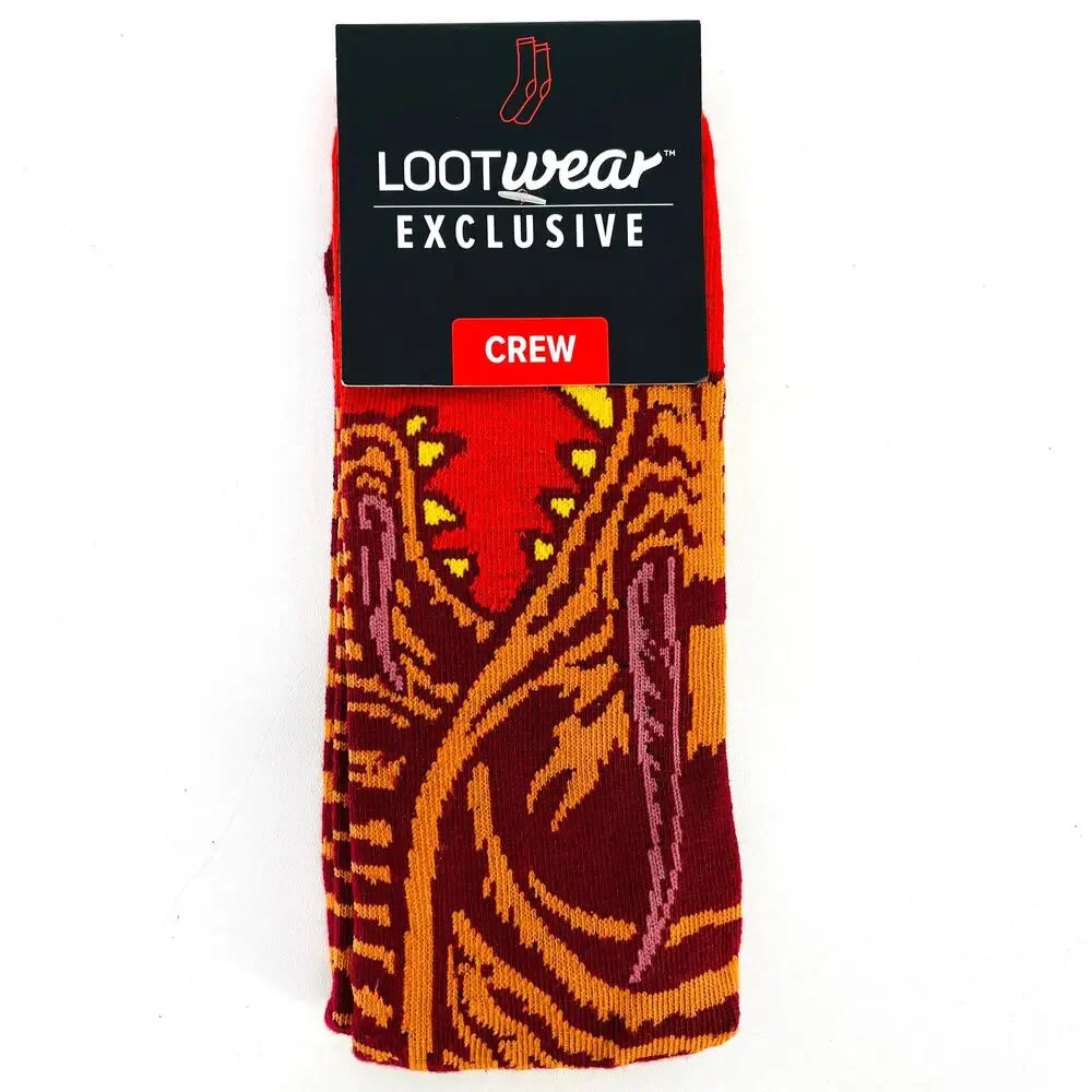 Loot Wear Exclusive Tremors Crew Socks Loot Fright 2021 Shoe Sz 6-12 Loot Crate